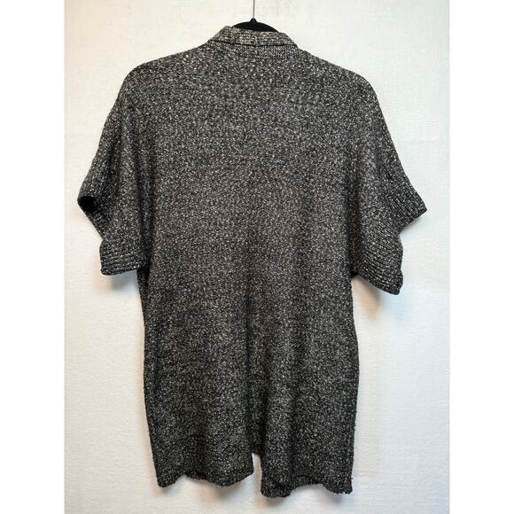 Chicos Open Front Short Sleeve Cardigan Sweater, Size 1 (Medium) - Picture 2 of 4